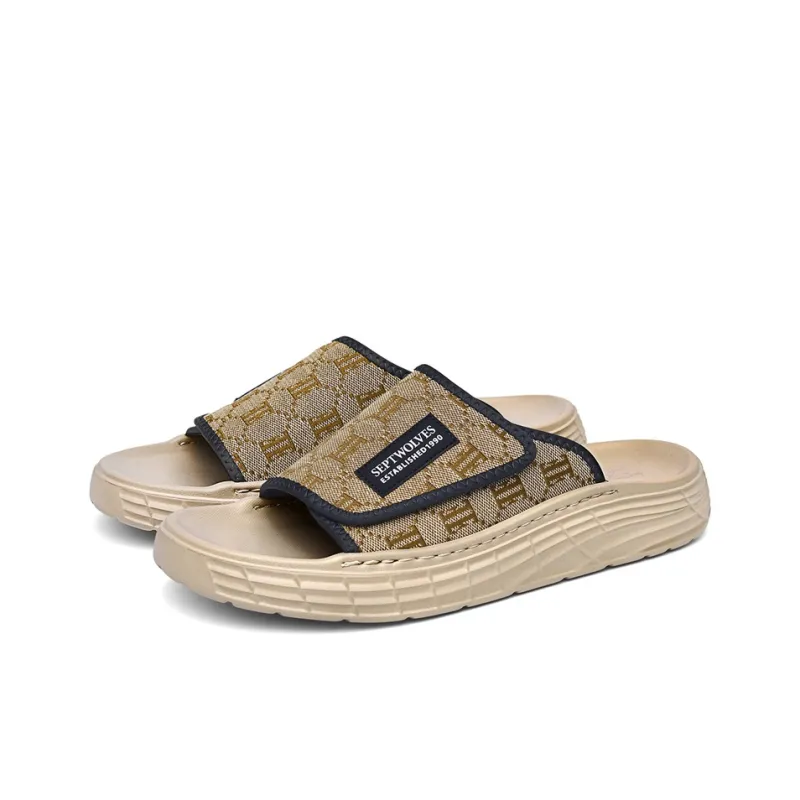 SEPTWOLVES Slip Resistant Quick Dry Cushioning Slide Slippers Men's-10
