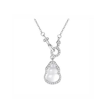 Ancient Jewelry Chalcedony Jade Necklaces Women's