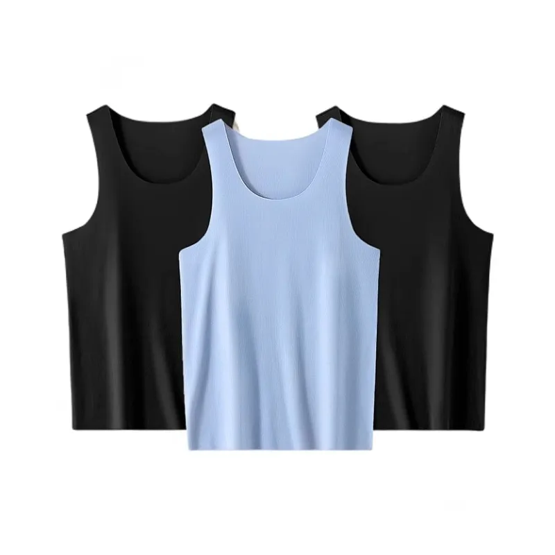H YXIANG Tank Top Men's Combo Set-32