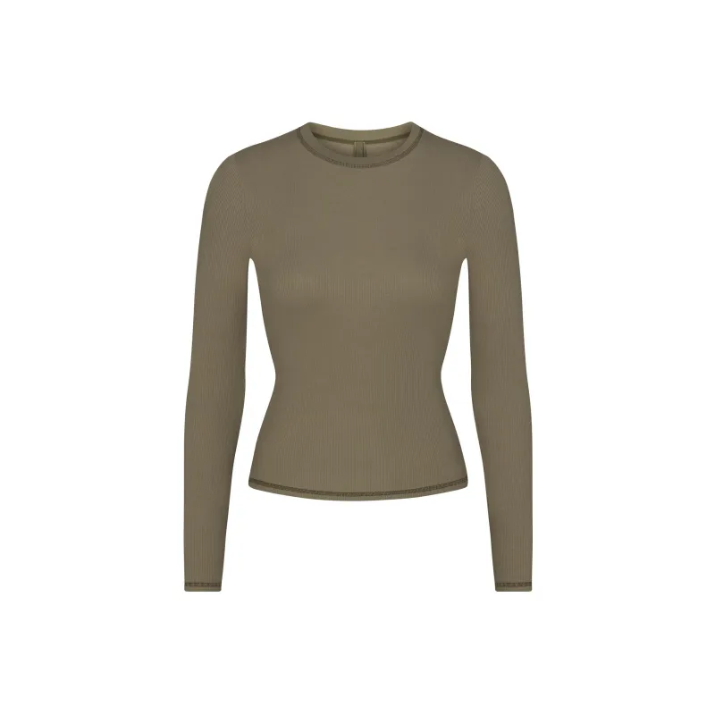 Skims T Shirts Women's Army Green/ARMY MULTI-0