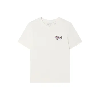 FILA T Shirt Women's Light Beige White