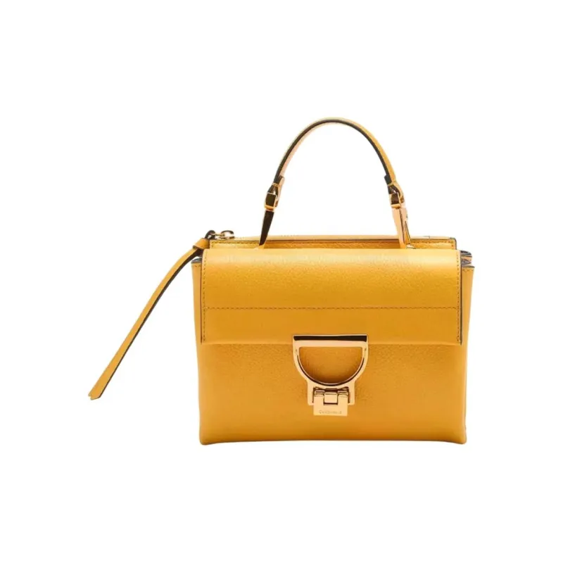 COCCINELLE Elastane One Shoulder Handbag Women's Yellow-0