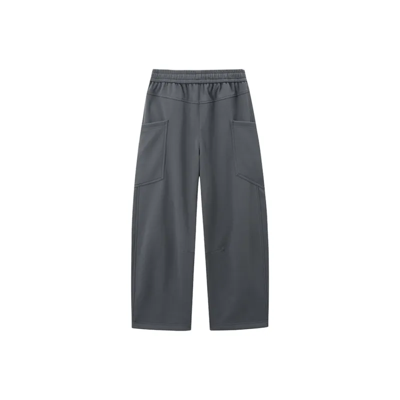 LIGHTNING MONSTER Casual Pants Unisex Solid Color-4