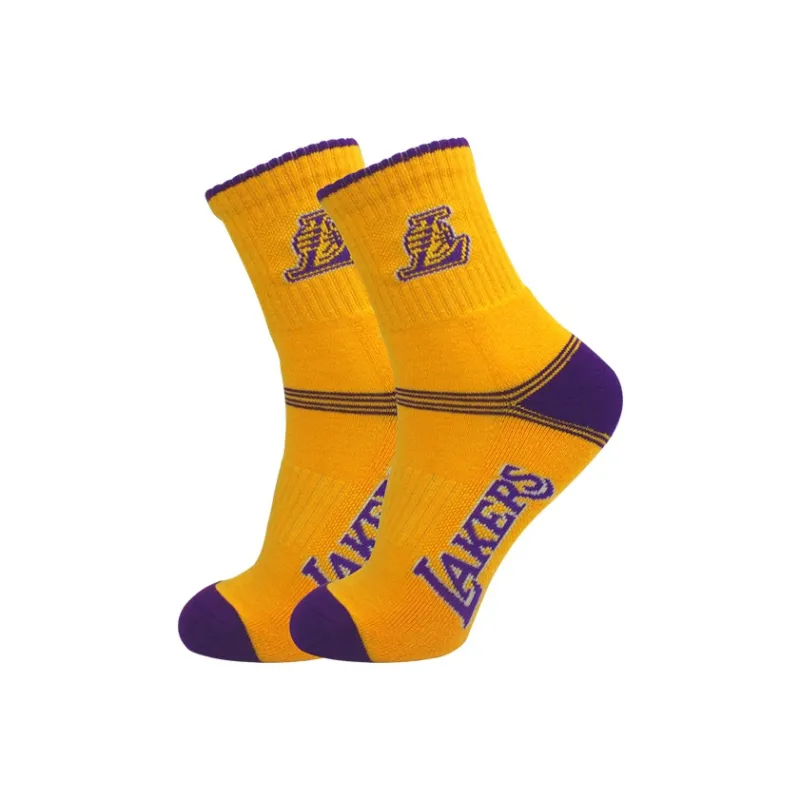 NBA Los Angeles Lakers Basketball Socks Unisex 6 Pack-2