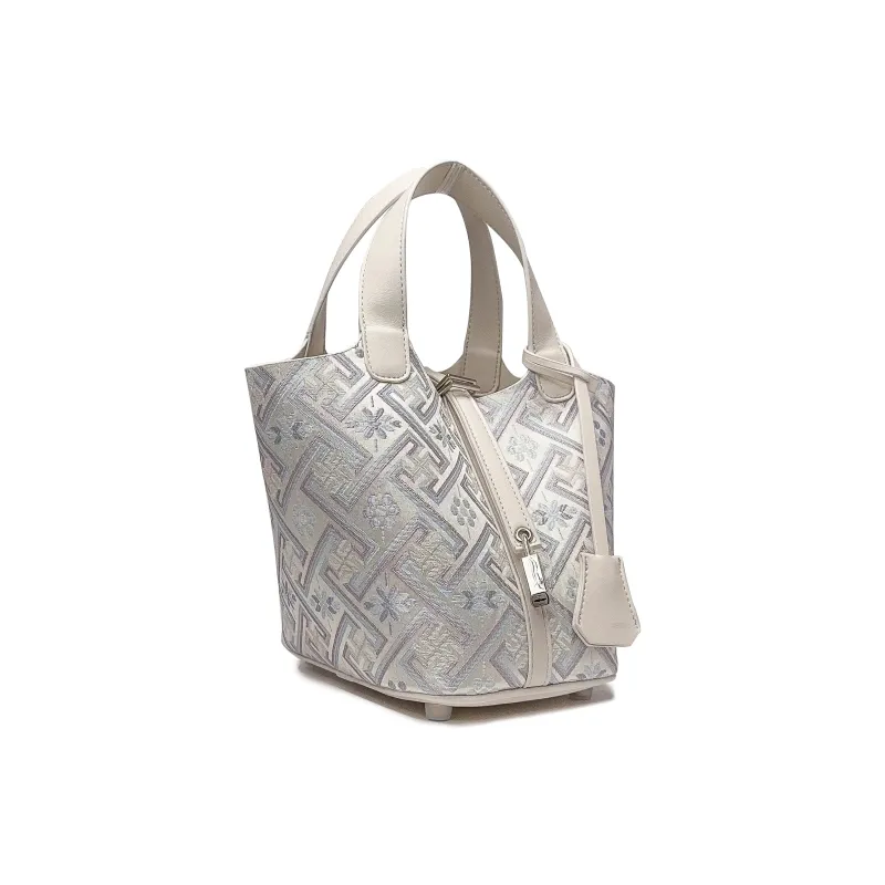 ESNSY Zhuangjin Handbag Women's White-1