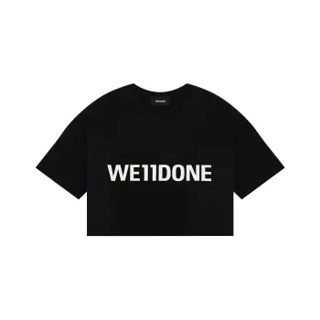 WE11DONE SS23 T Shirt Women's Black