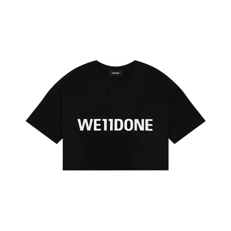 WE11DONE SS23 T Shirt Women's Black-0
