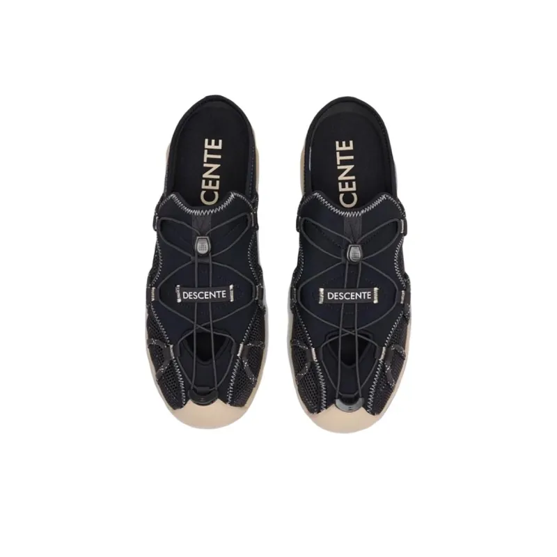 DESCENTE URBAN OUTDOOR Anti Slip Wear Resistant Low Top Casual Shoes Unisex Black-2