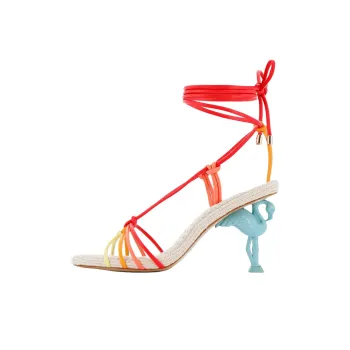 Sophia Webster Flo Copacabana One Strap Sandals 8.5cm Women's Red