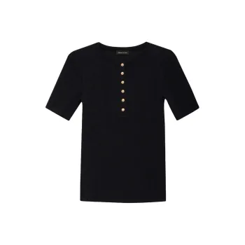 Anine Bing Alessia Knitted T Shirt