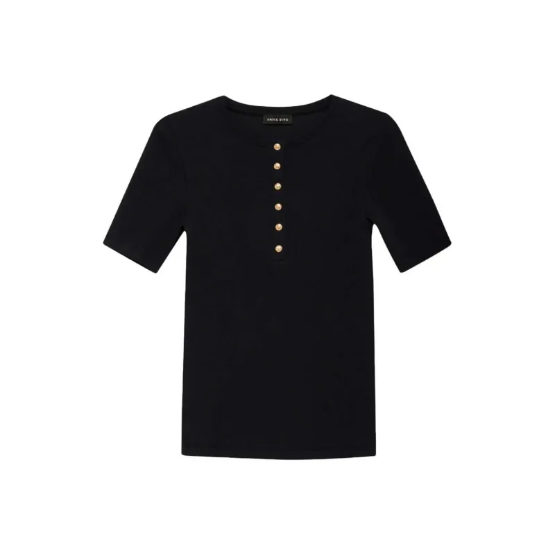 Anine Bing Alessia Knitted T Shirt-0