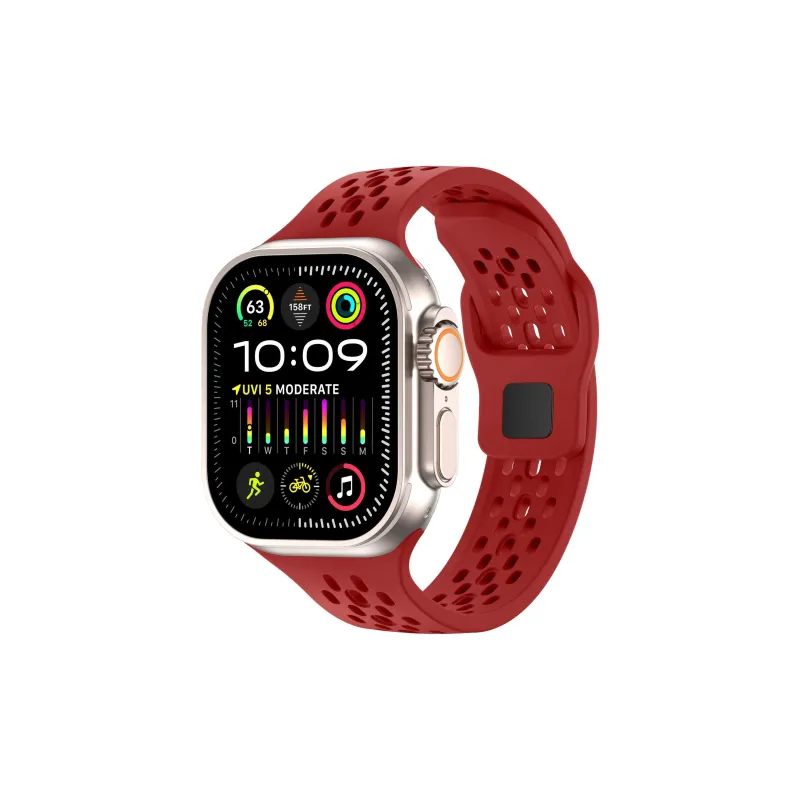 MUZHITIANKONG Apple Compatibility Watch Band Silicone Material-2