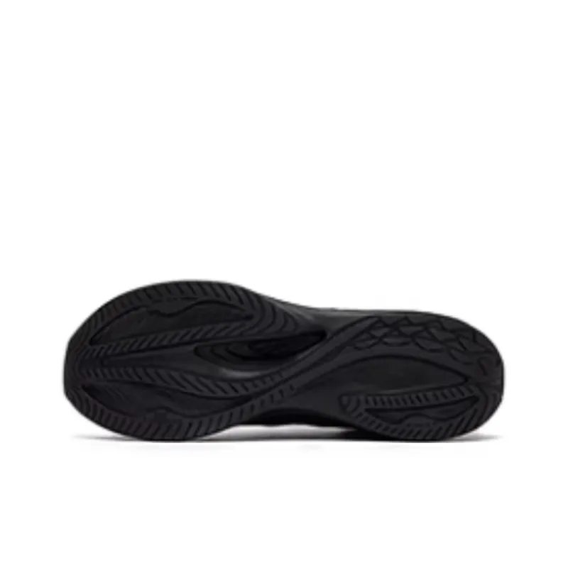 361° Anti Slip Wear Resistant Low Top Running Shoes Men's Black Gray-4