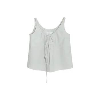 CHARM PICK Tank Tops Women's Lake Green