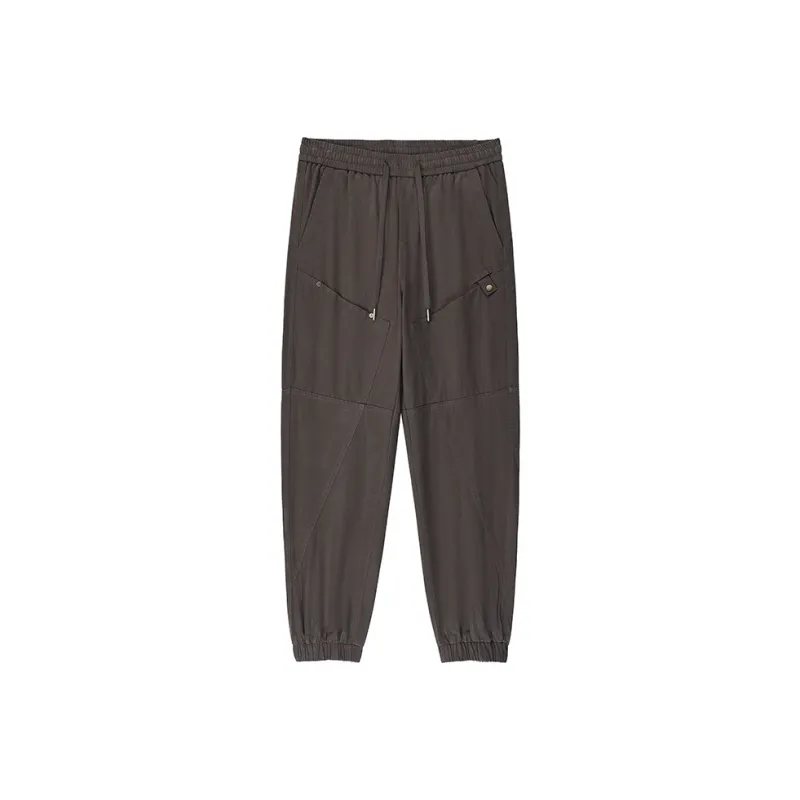 Jeep Casual Pants Unisex Brown-0