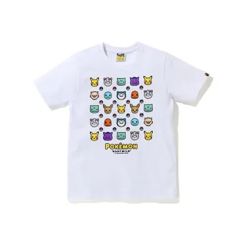 A BATHING APE X Pokemon Ladies Tee #6 Black