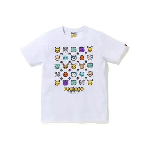A BATHING APE X Pokemon Ladies Tee #6 Black