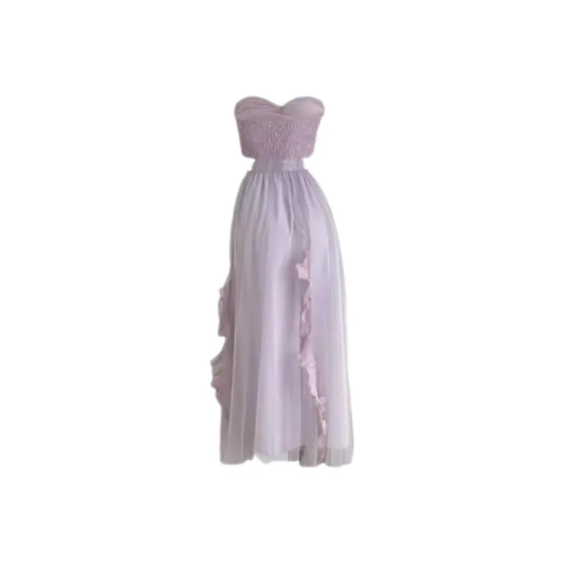 ABBY GODDESS Sleeveless Dress Women's Purple-1