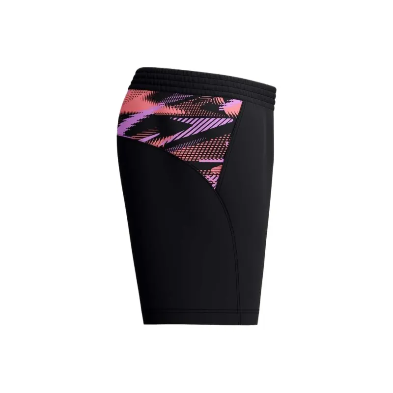 Speedo Xpress Lite Panel Swimming Shorts Men's Black/Pink Color-2