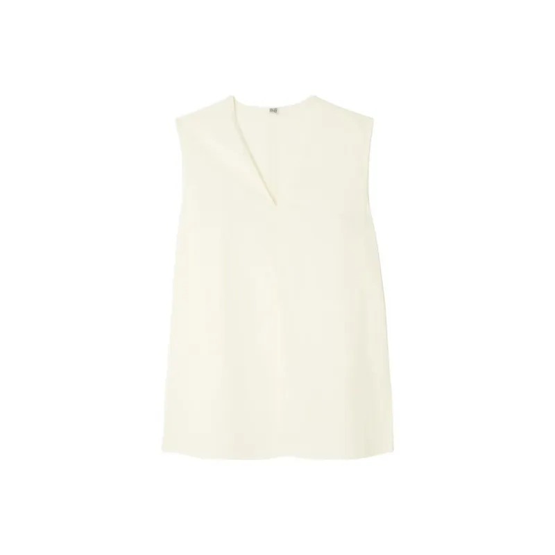 TOTEME SS24 Tank Tops Women's White-0