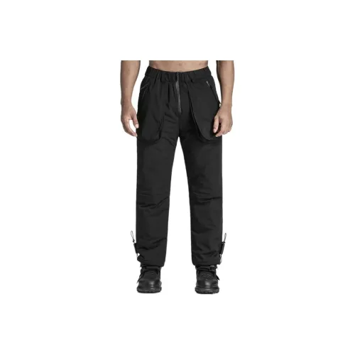 NORVINCY Elastic Waistband Loose Fit Pants Northeast Windproof Casual Pants Unisex