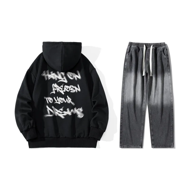 FREO3N Sweatshirt Sets Unisex-16