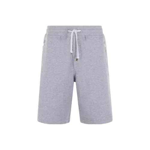 Brunello Cucinelli Sports Shorts Men Gray
