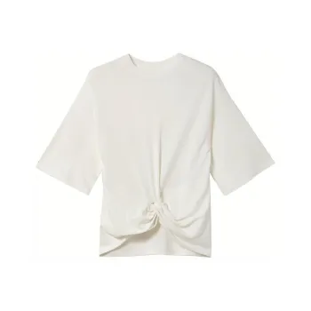 AMBUSH Short Sleeve Gathered T Shirt 'White'