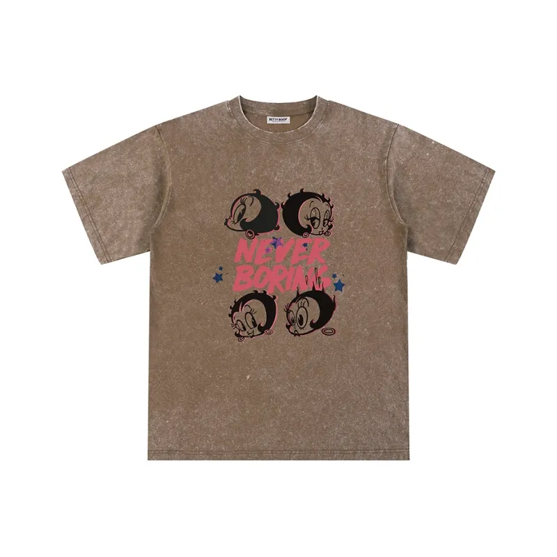 BETTY BOOP Short Sleeved T Shirts Unisex-3
