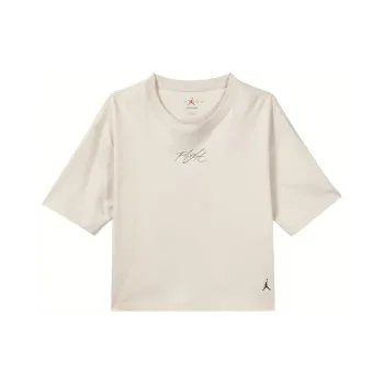 Jordan Heritage Boxy Drop Shoulder Sleeve T Shirt Women's Light Brown