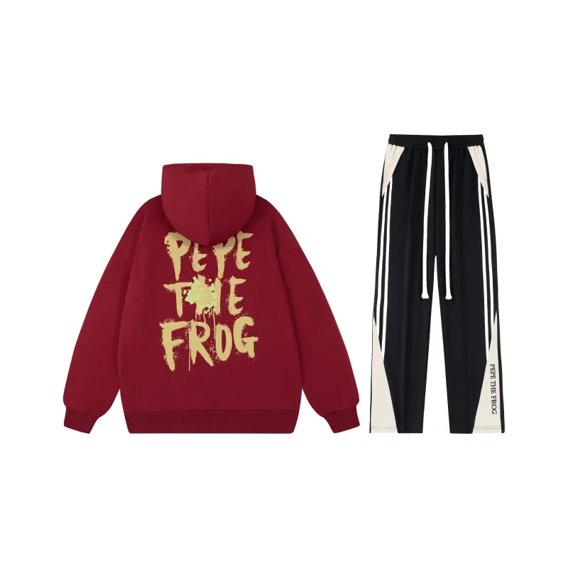 Pepe The Frog Sweatshirt Sets Unisex-17