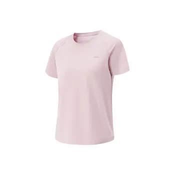 LiNing Cool Tea T Shirt Women's Galalith Pink