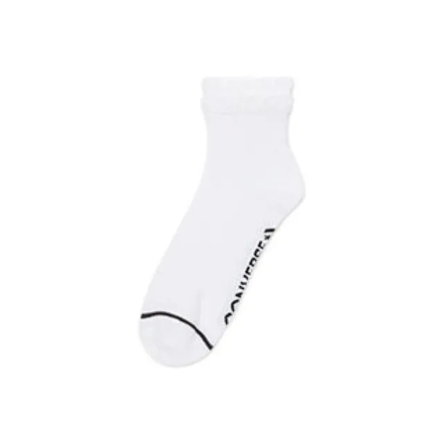Converse 3 Pack Ruffled Quarter Socks-1