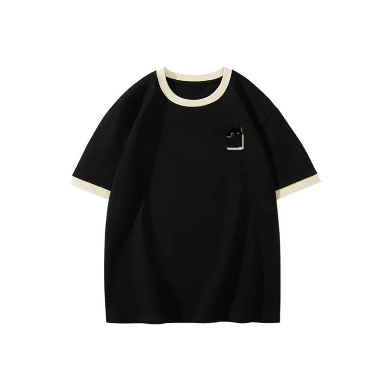 Cotton Gene Drop Shoulder Sleeve T Shirt Unisex-2