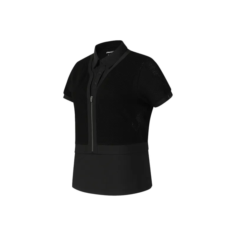 FILA AthleticsGolf Collection Knitwear Women's Pitch Black-1