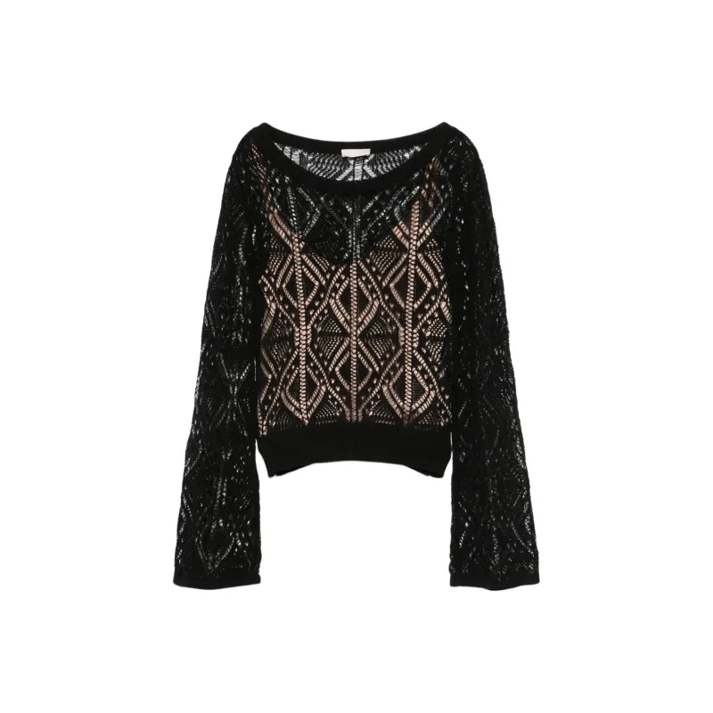 LIU·JO Crochet knit Top-0