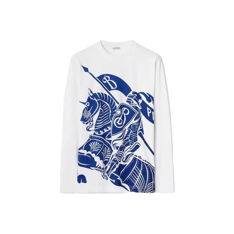 Burberry EKD Printed Long Sleeved T Shirt-0
