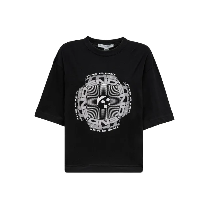 Y 3 T Shirts Women's Black-0