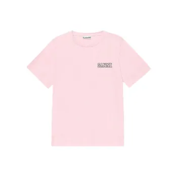 GANNI T Shirts Women's Pink