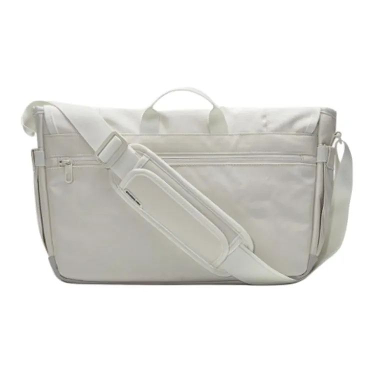 New Balance Nylon Shoulder Bag, Crossbody Bag, Handbag Medium Size Unisex Cream-2