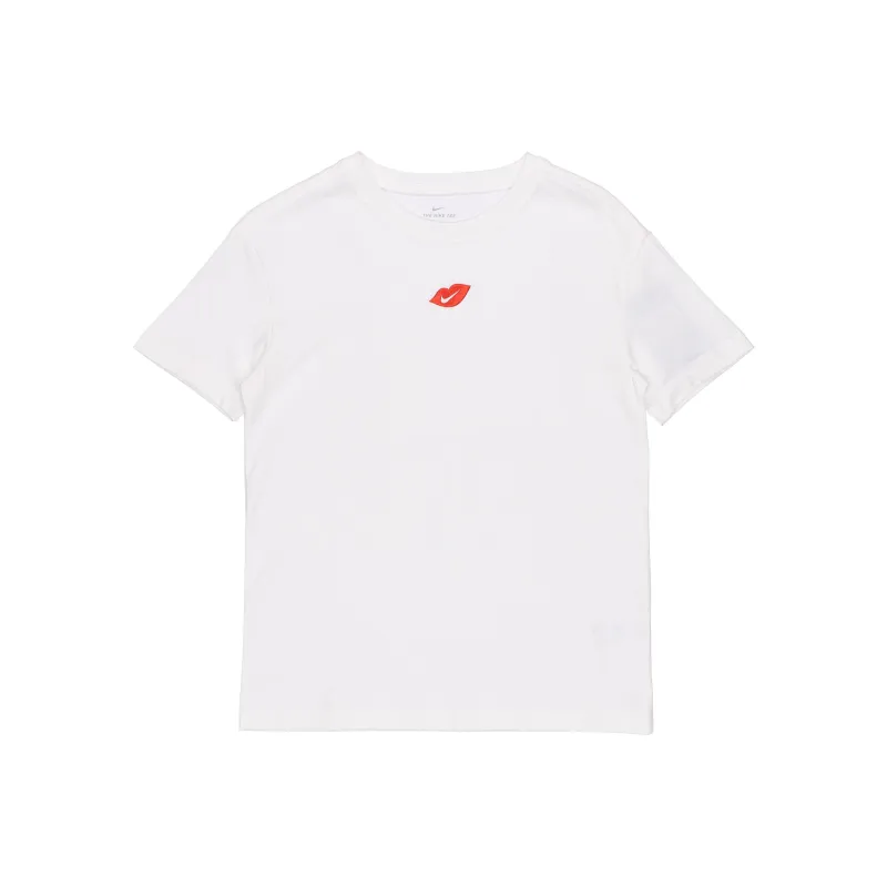 Nike Drop Shoulder Sleeve T Shirt Women's White-0