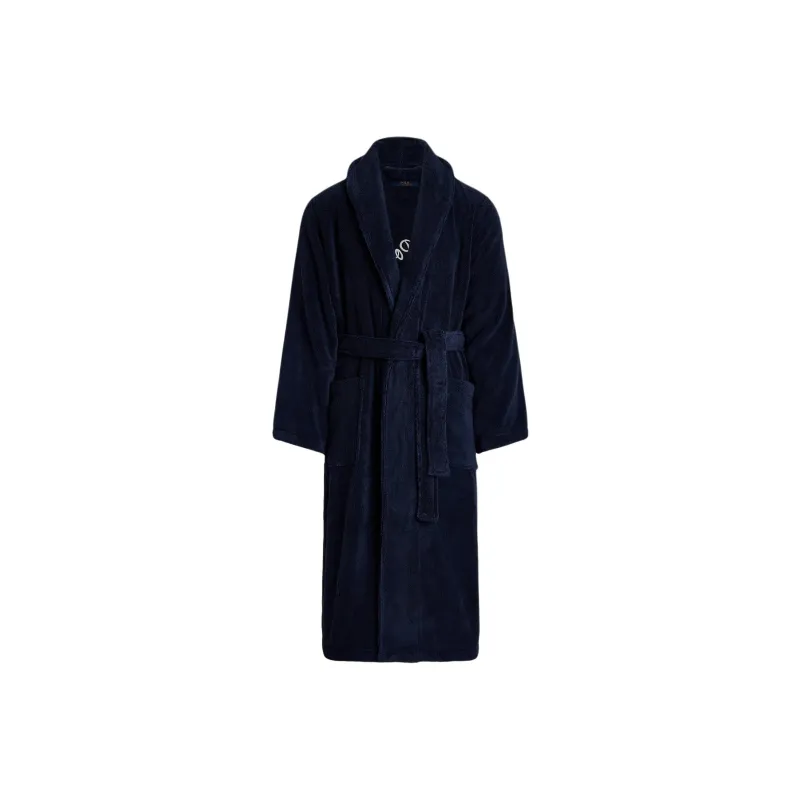 Polo Ralph Lauren Bath Robes Men's Nautical Marine Blue-0
