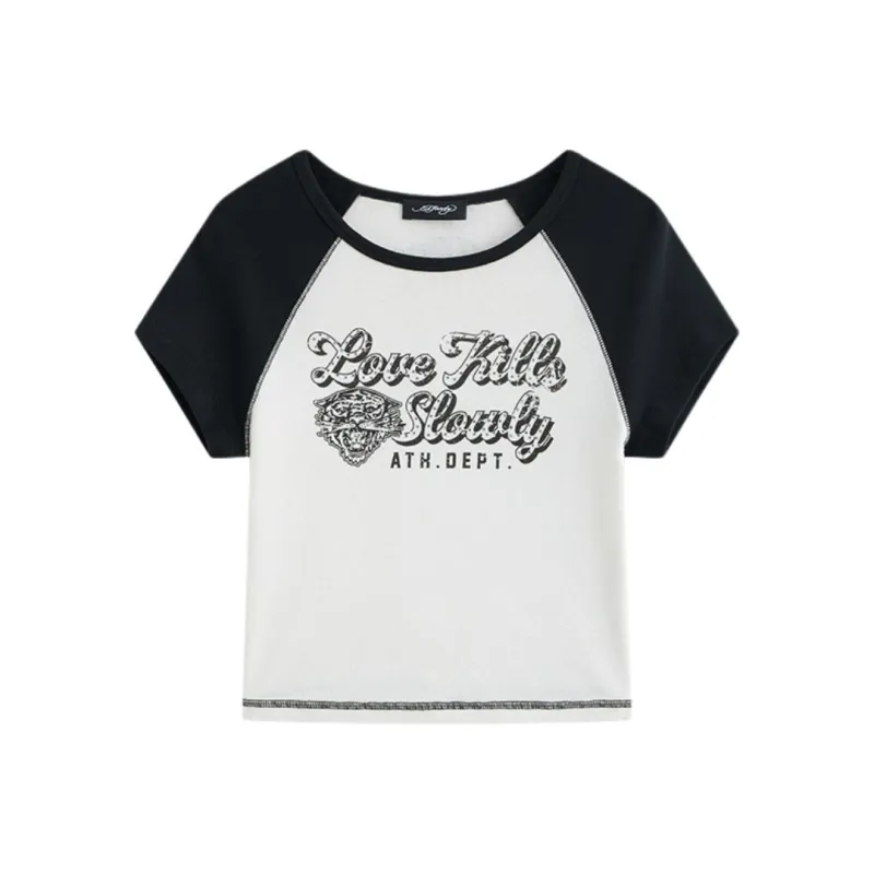 Ed Hardy Batwing Sleeve T Shirt Women's Ivory White-0