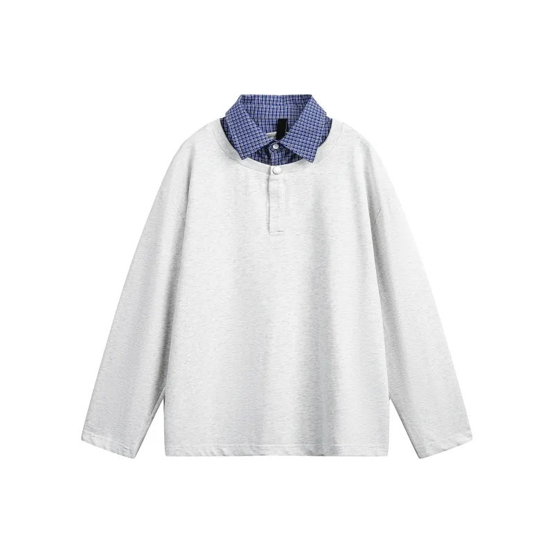 VINMUK Drop Shoulder Sleeve T Shirt Women's Gray-0