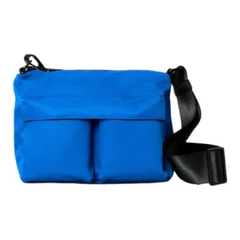 COS Polyamide Shoulder Bag, Crossbody Bag Men's Cobalt Blue