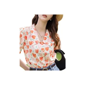 MISHOW T-Shirts Women's Orange