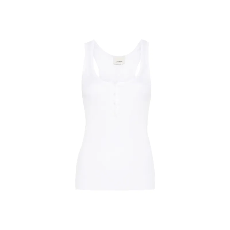 ISABEL MARANT Louisa Ribbed Tank Top-0