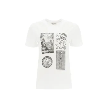 Alexander McQueen T Shirts Women's White