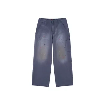 OCCUPY Casual Pants Unisex Washed Blue