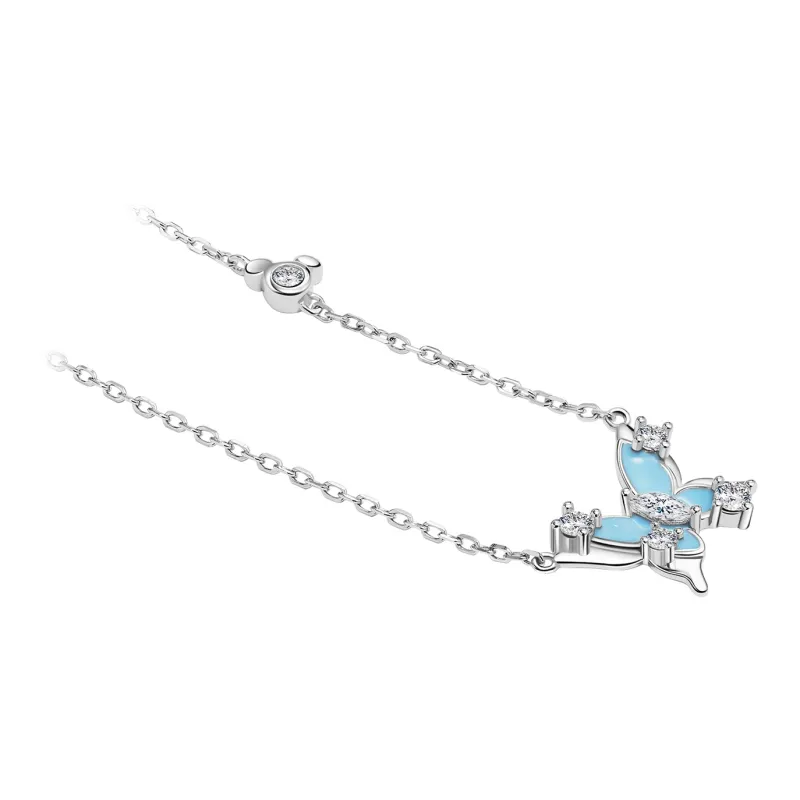 Disney Princess S925 Silver Necklaces Women's-5